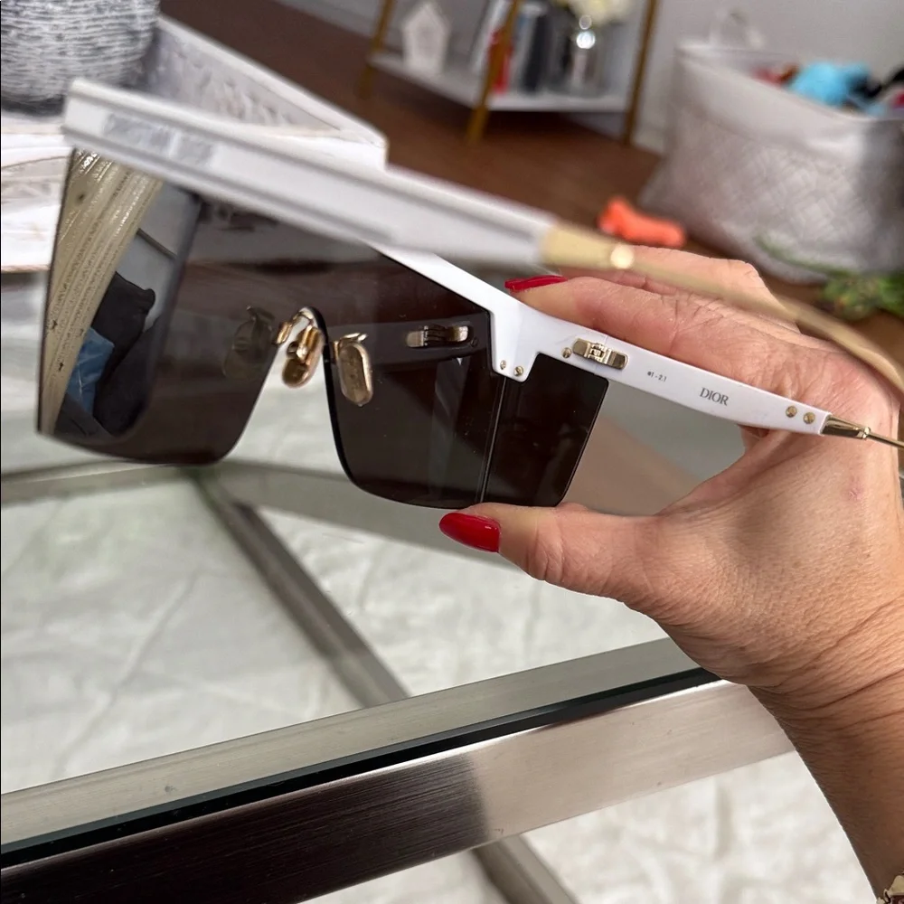 Dior club White/silver Glasses